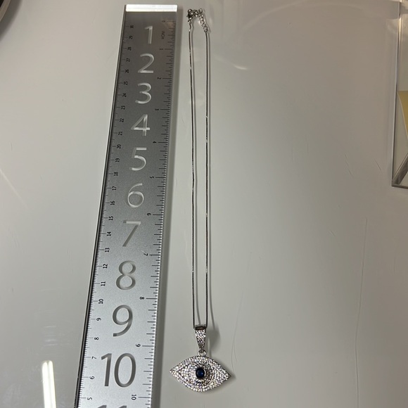 Evil Eye silver necklace🧿 - Picture 3 of 3